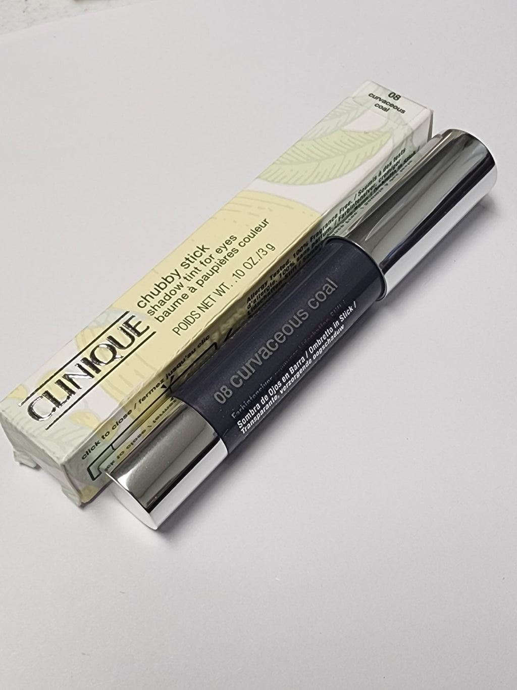 Clinique Curvaceous Coal Chubby Stick Shadow Tint for Eyes – Full Size