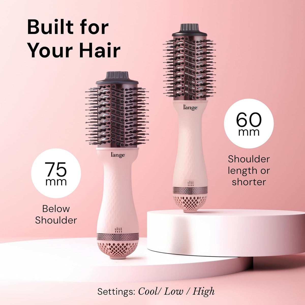 2-in-1 Titanium Blow Dryer Brush for Frizz Control & Salon Blowouts