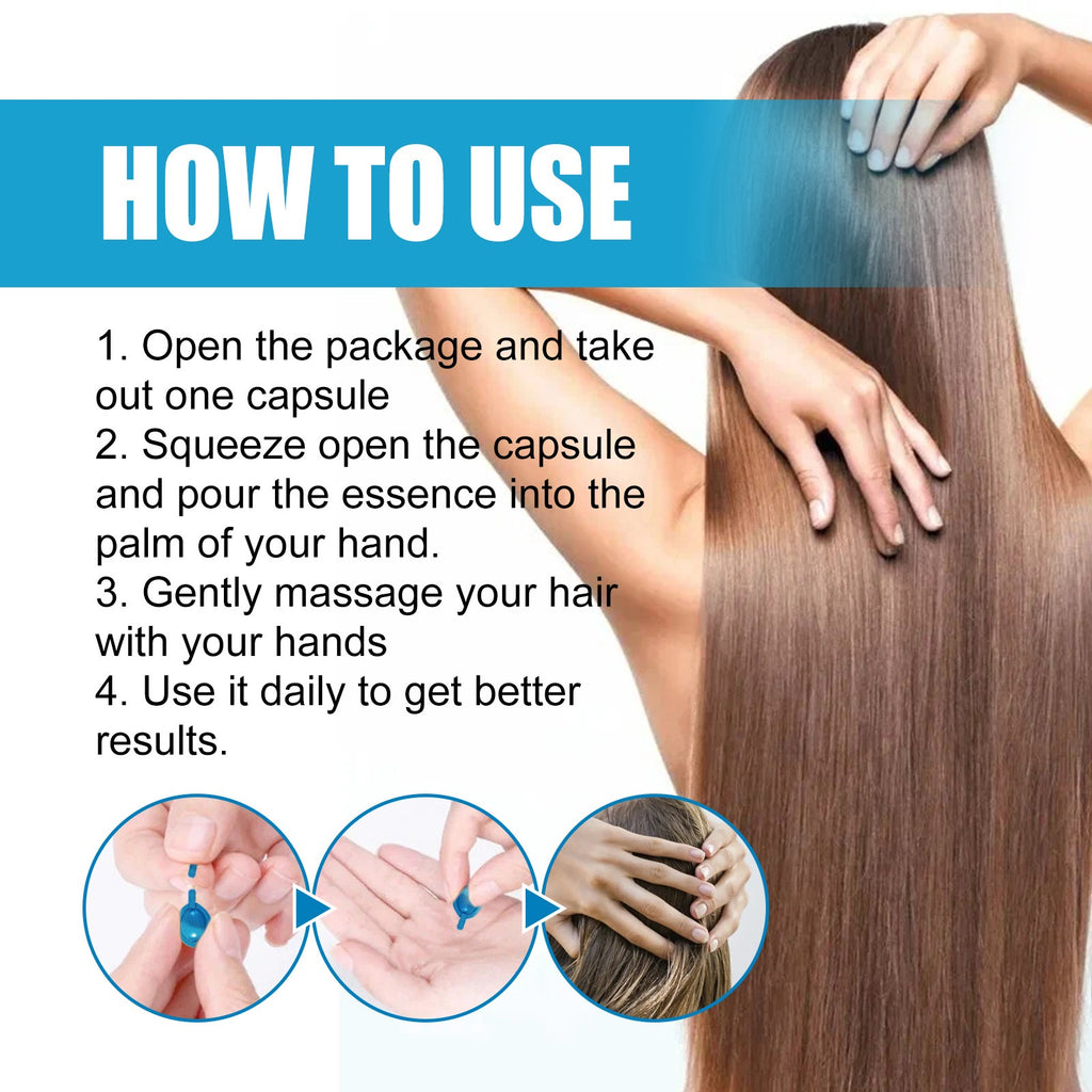 Moisturizing Hair Serum Capsules for Color-Treated & Damaged Hair