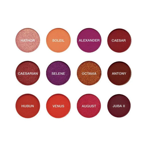12-Color Eyeshadow Palette Cleopatra's Love - Nude & Gold Tones