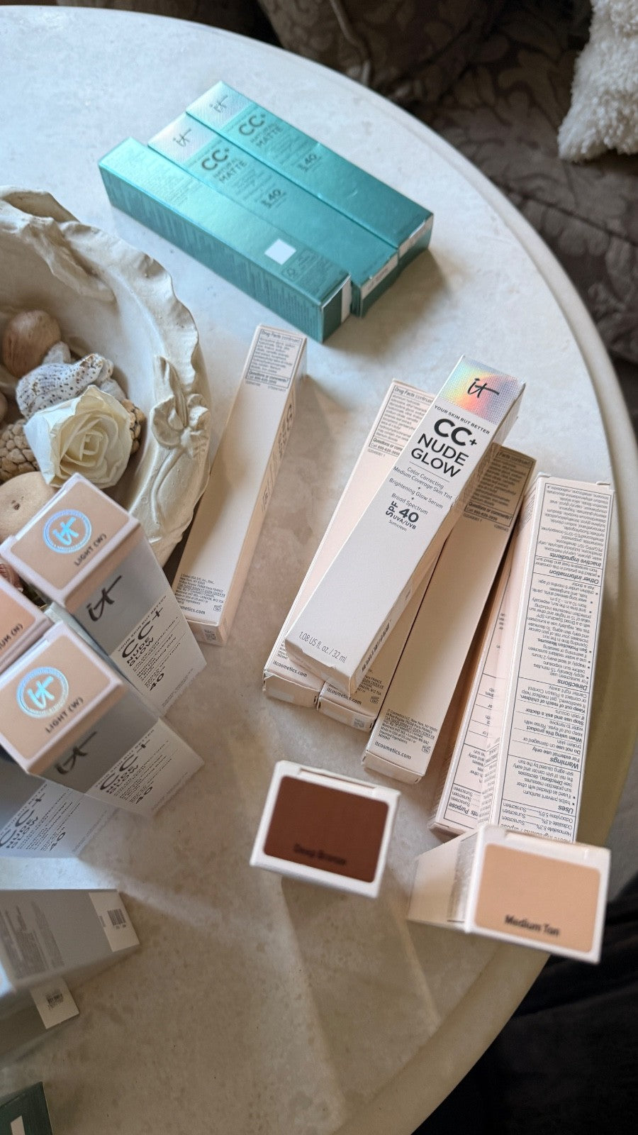 Multi-Function CC Cream with SPF 40 - Nude Glow, Matte Finish, 1.08oz