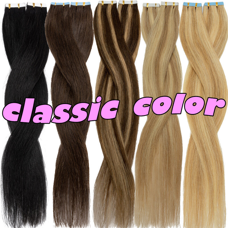 Premium Russian Remy Tape-In Hair Extensions Full Head - Thick & Natural