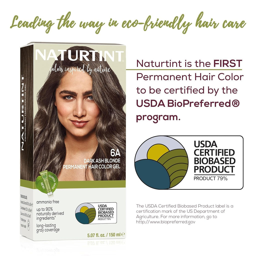 Dark Ash Blonde Permanent Hair Color - Ammonia-Free & Long-Lasting