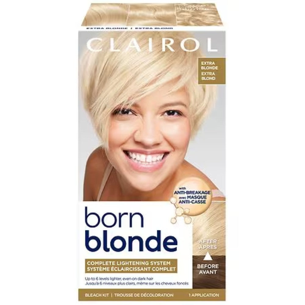 Blonde Hair Bleach Kit - Up to 6 Levels Lighter, Condition & Moisturize