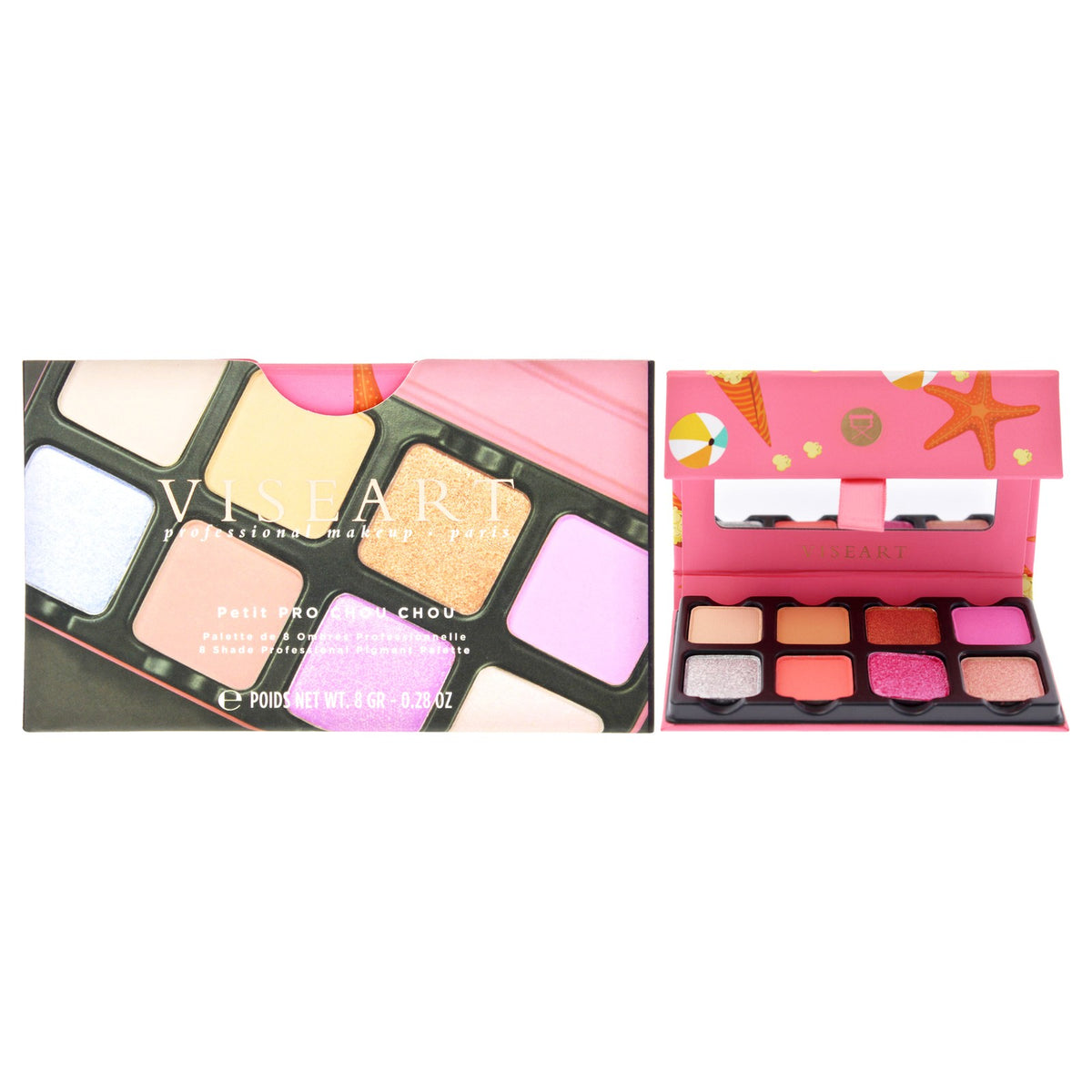Viseart Petit Pro Eyeshadow Palette - Chou Chou (0.28 oz)