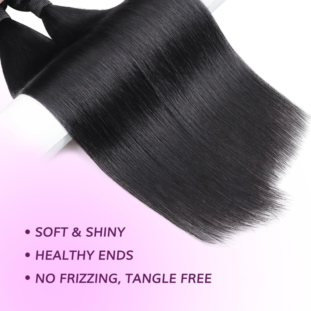 15A Cambodian Raw Virgin Human Hair Bundles 10 Inch Straight Natural Black