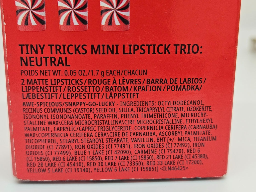 Mini Lipstick Trio Neutral 3pc Set (MAC Tiny Tricks)