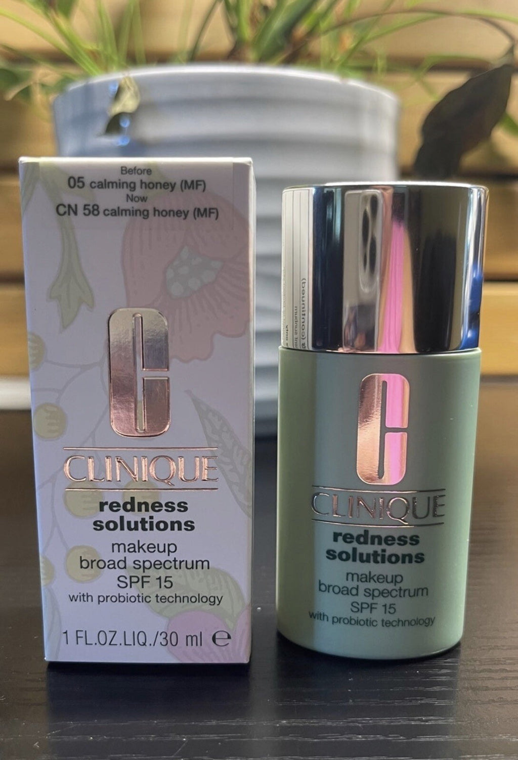Calming Face Makeup SPF 15 for Redness-Prone Skin - Honey, 1 Ounce