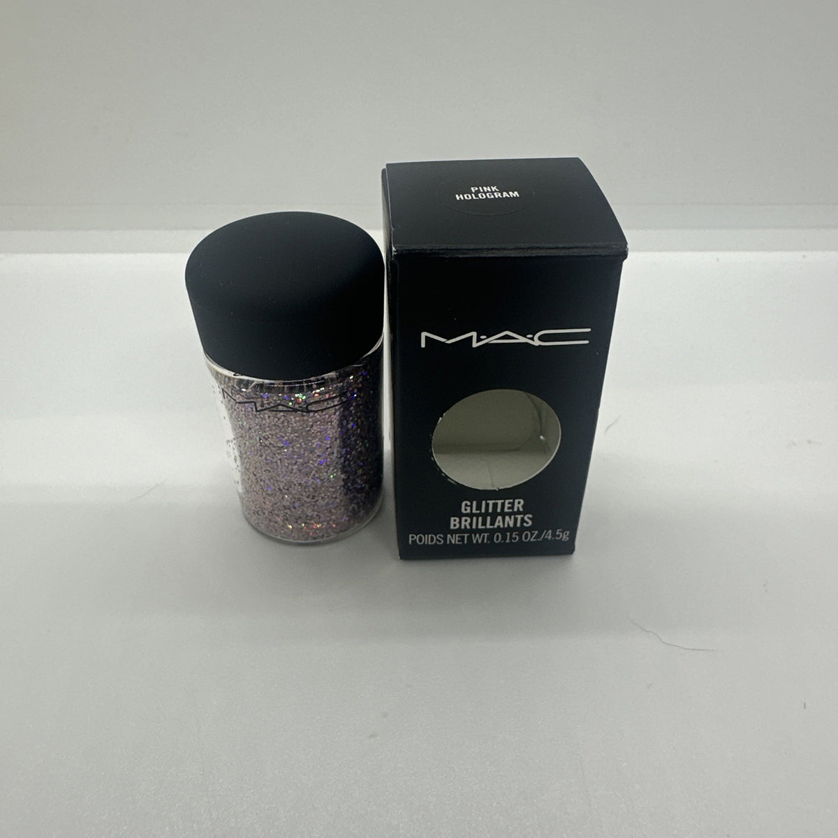 MAC Pink Hologram Glitter Pigment Loose Cosmetic Makeup 0.15oz