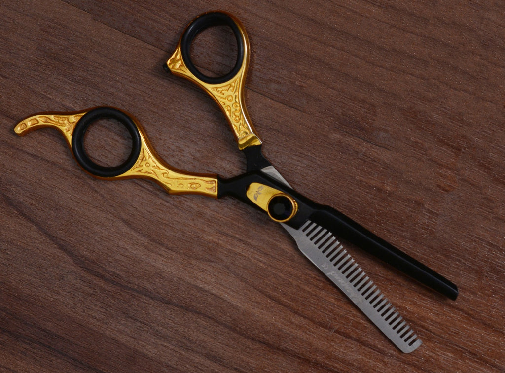 Professional Hair Cutting & Thinning Scissors Set - 6.5 Inch Barber Shears