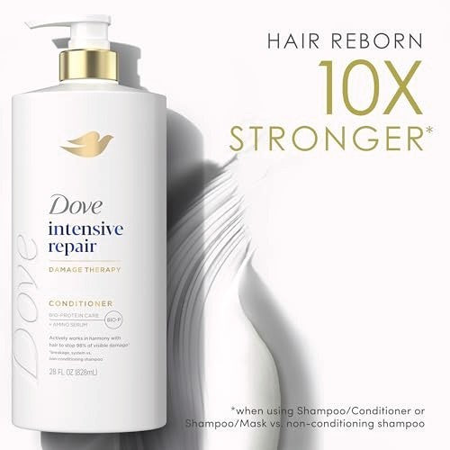 Intensive Repair Conditioner for Damaged Hair & Breakage - 28oz Pack of 4