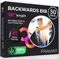 Disposable Hair Cutting Capes for Salons - Protective Client Bibs, Eco-Friendly Pack of 50