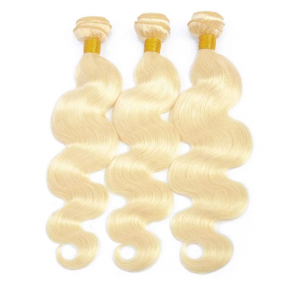 Blonde Hair Extensions 20-24 Inch Body Wave Virgin Brazilian Human Hair