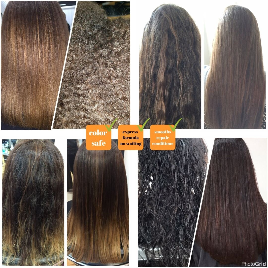 Brazilian Keratin Hair Smoothing Treatment Kit 8fl.oz 240ml - All Hair Types