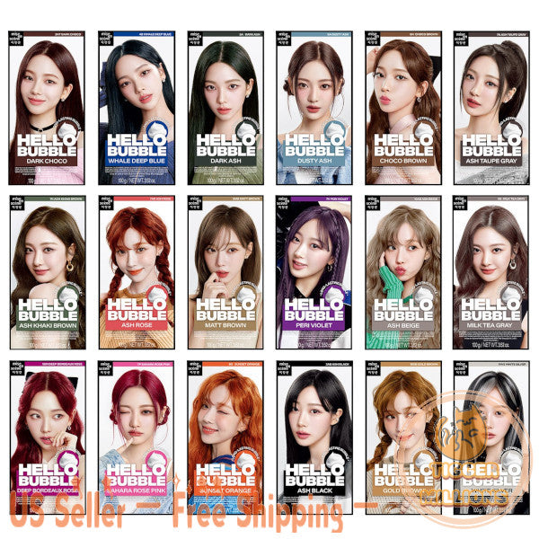 Hair Dye Dark Choco Bubble Hair Color for Korean Style Hair Coloring