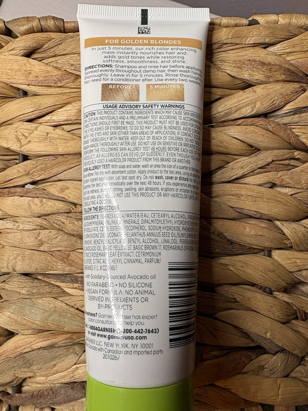 Garnier Nutrisse Color Reviver Golden Blonde Hair Dye 4.2oz Set