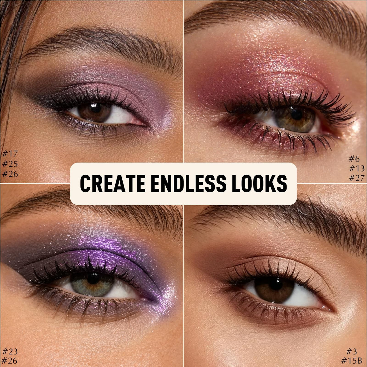 Cream Eyeshadow Stick Matte Plum Brown Long-Lasting Eye Makeup for Mature Women