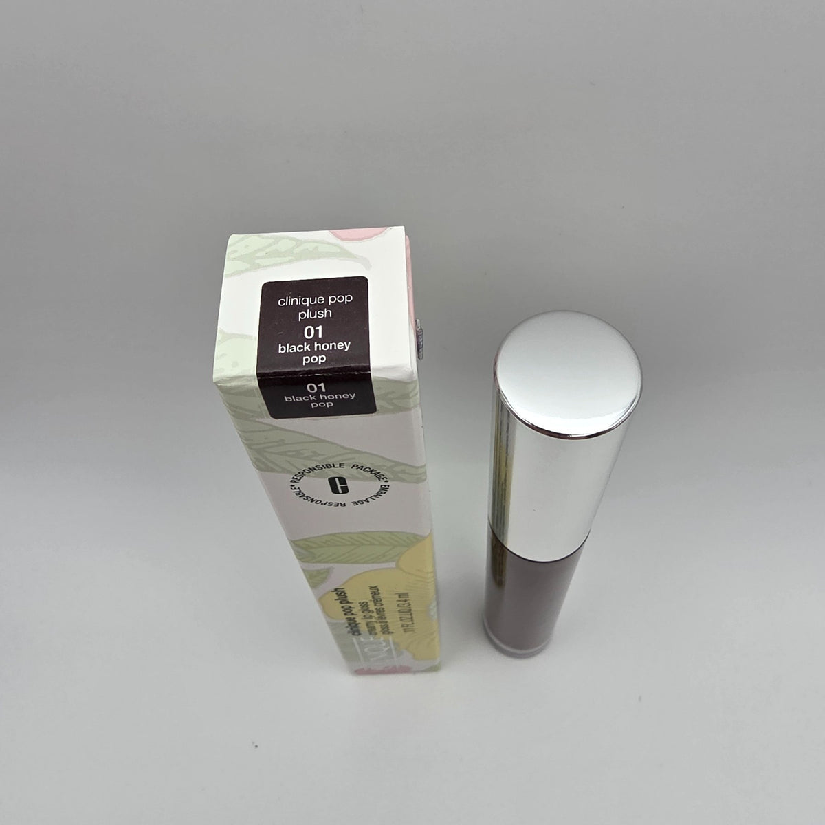 Clinique Lip Gloss 01 Black Honey Pop, Creamy, Plush, 3.4 ml