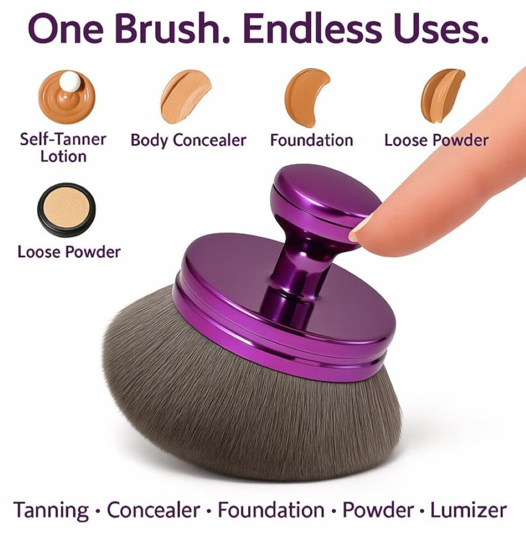 Extra Large Body Makeup Brush - 3.2" Kabuki for Full-Body Application