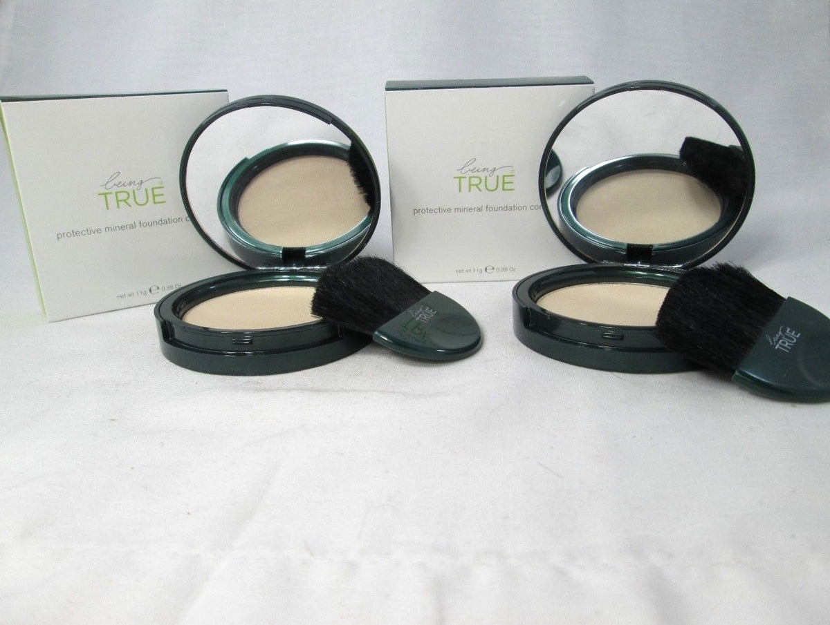 Being True Protective Mineral Compact Foundation – Shade Fair #1, 0.38 oz x2