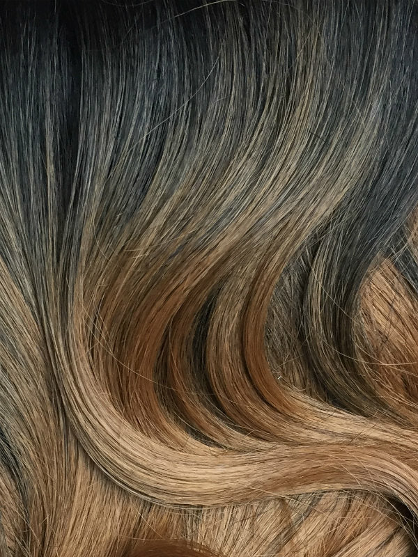 Synthetic Half Moon Wig - Deep Part, Sassy Style, Heat Resistant Fiber