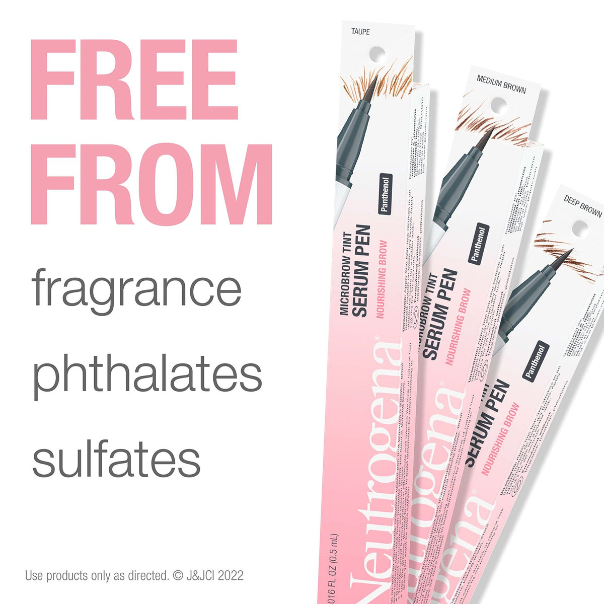 Neutrogena Microbrow Tint Serum Pen for Natural-Looking Brows - Taupe