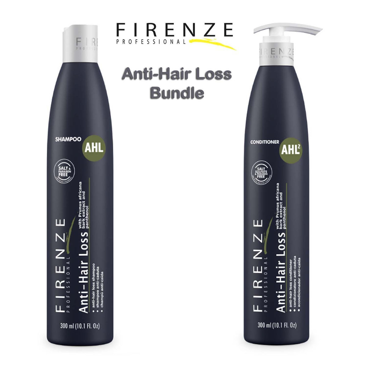 Anti-Hair Loss Shampoo and Conditioner Set for Weak Hair - 10.1 oz