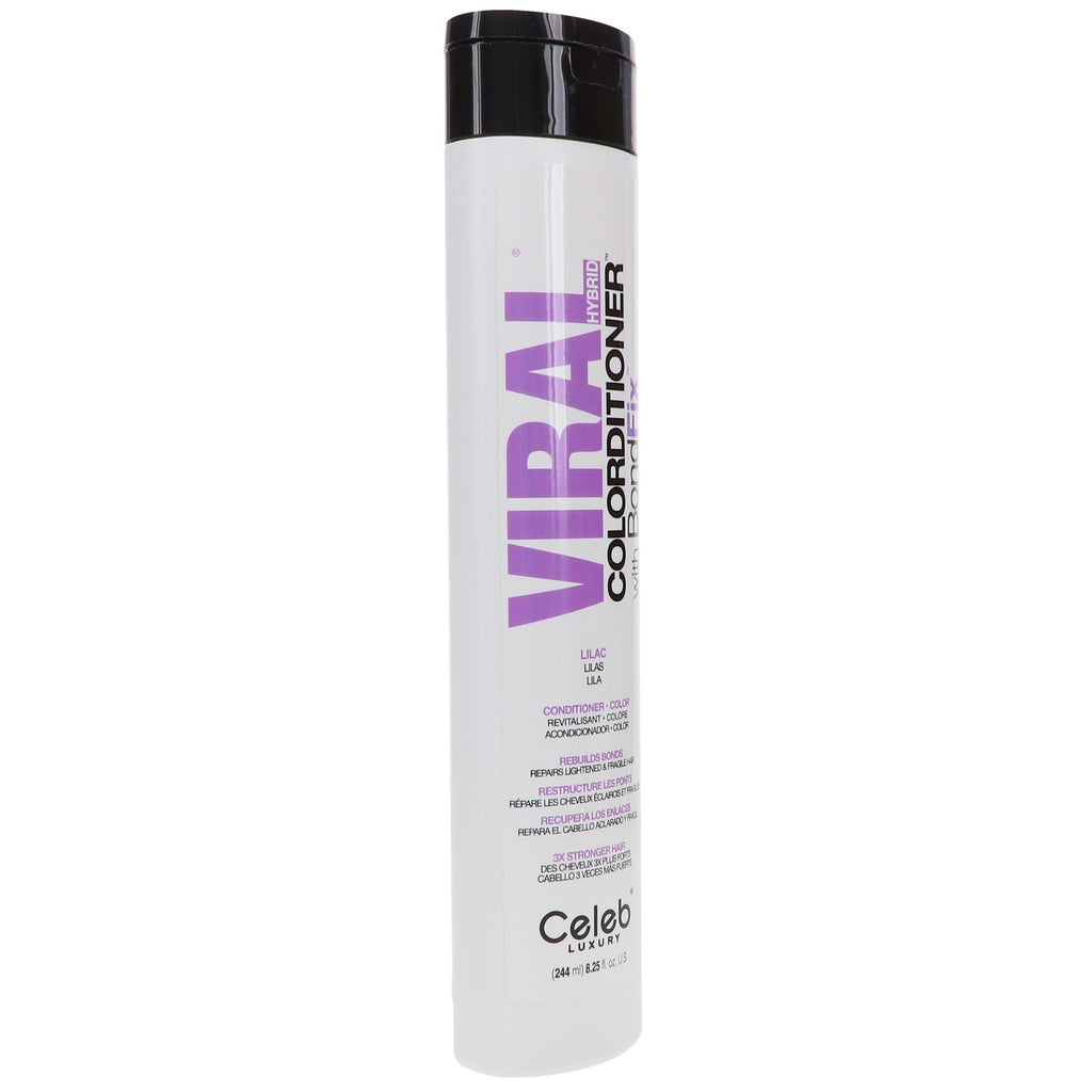 Lilac Color Conditioner for Faded Hair - 8.25 oz Viral Hybrid with BondFix