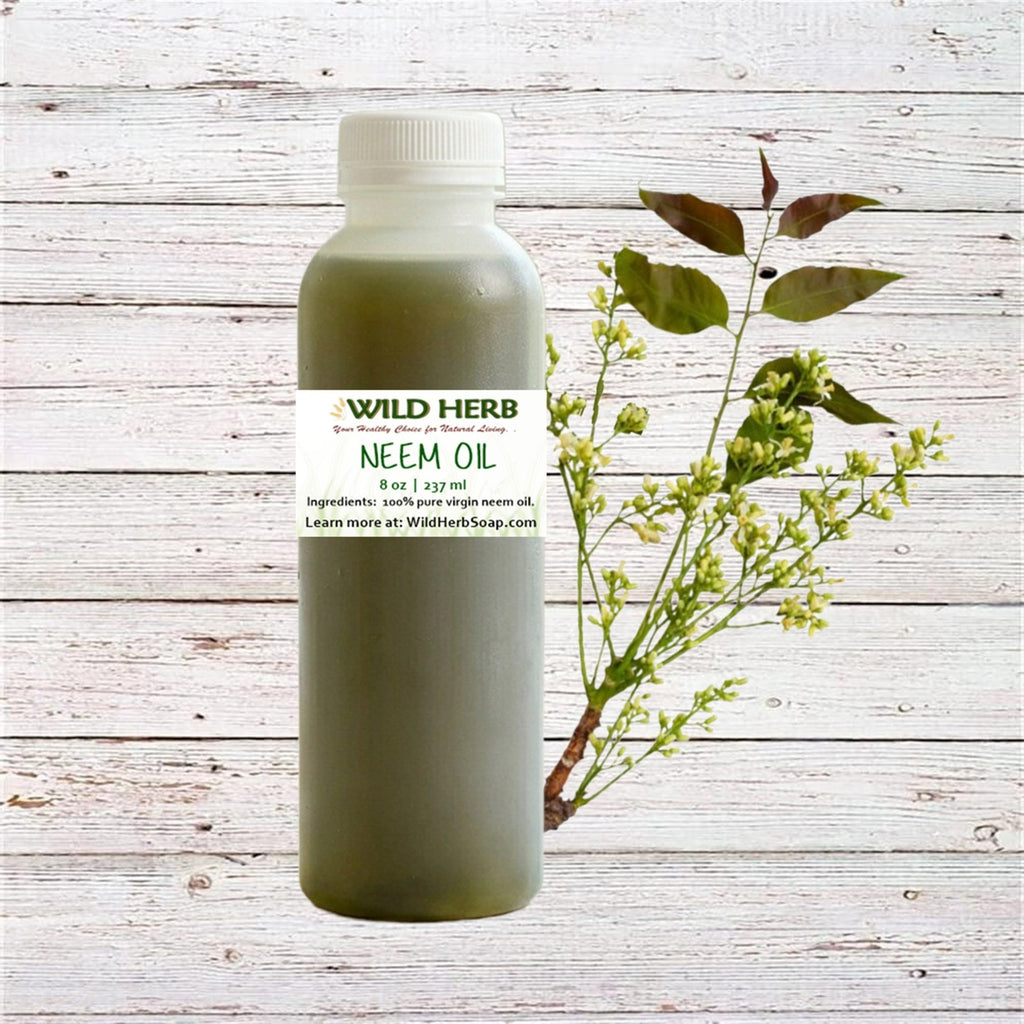 Virgin Neem Oil - Unrefined Organic Skin & Hair Care, Multiple Sizes