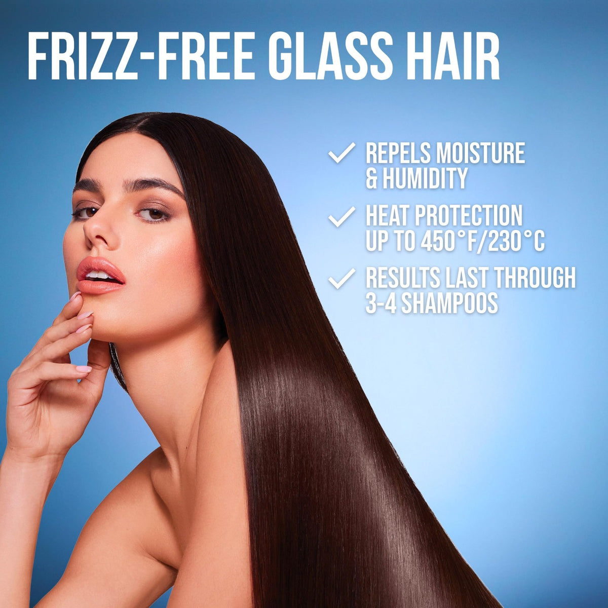 Anti-Humidity Frizz Control Spray - Sleek, Glossy Hair Finishing 8.5oz