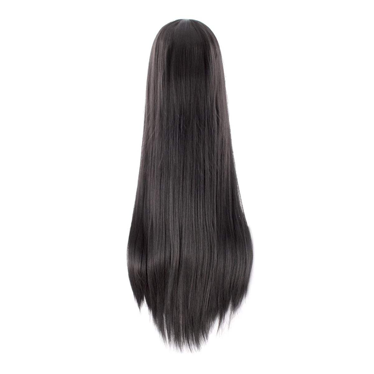 Long Straight Costume Wig - 40 Inch Anime Cosplay Hair in Black