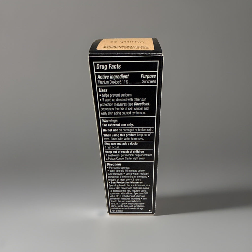 BareMinerals Complexion Rescue Tinted Moisturizer Vanilla 02 0.5oz NIB