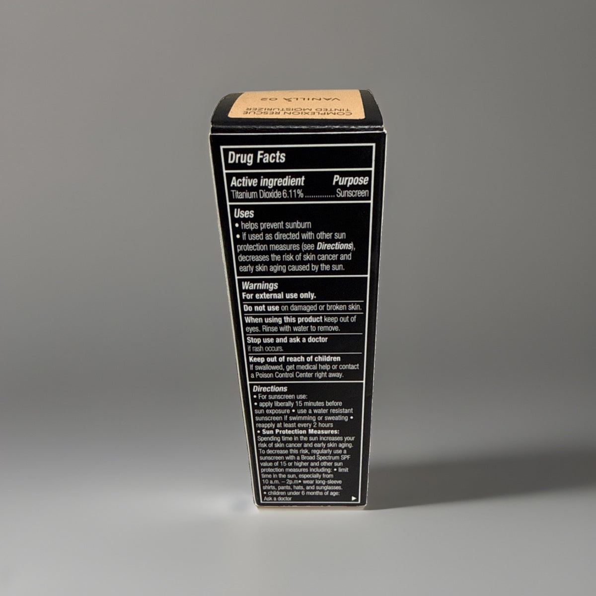 BareMinerals Complexion Rescue Tinted Moisturizer Vanilla 02 0.5oz NIB