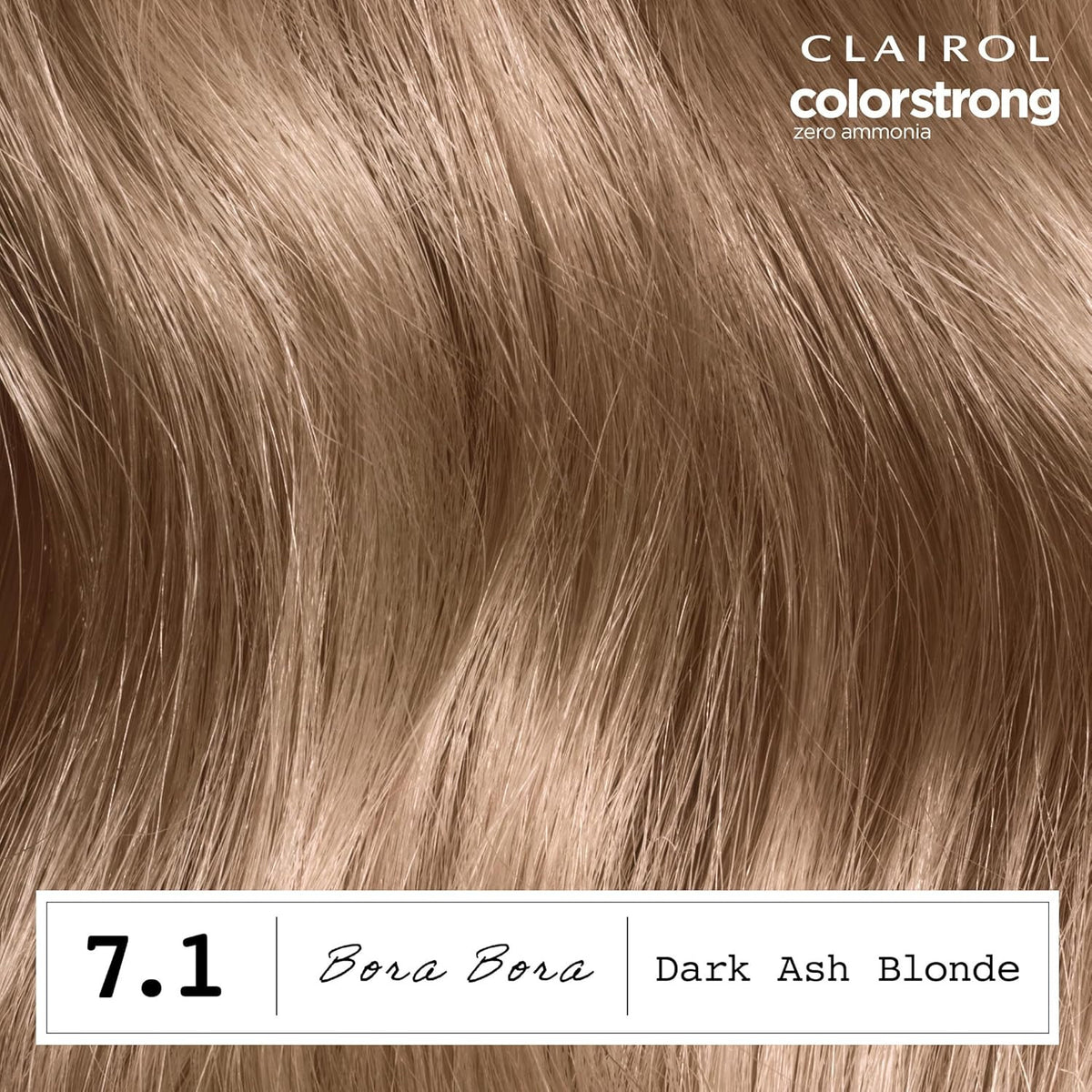 Dark Ash Blonde Hair Dye Kit - Ammonia & PPD Free Permanent Color