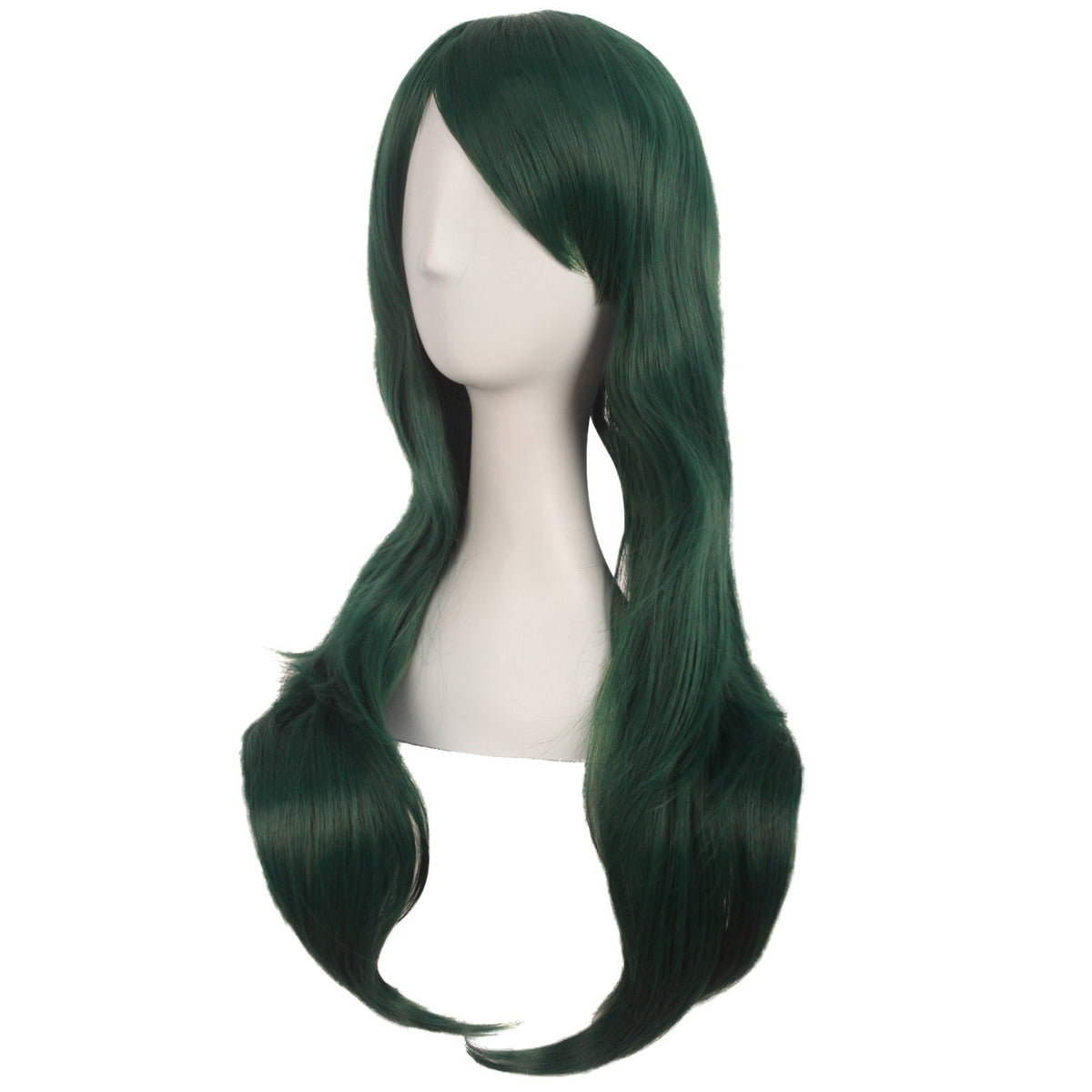 Long Curly Costume Wig - Pine Green 28 Inch Women Cosplay Fiber