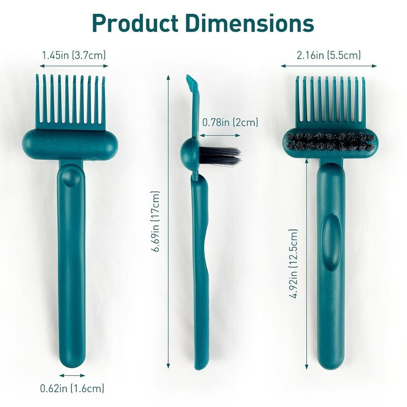 2-in-1 Hairbrush Cleaner Tool for Hair, Keyboard & Home Use
