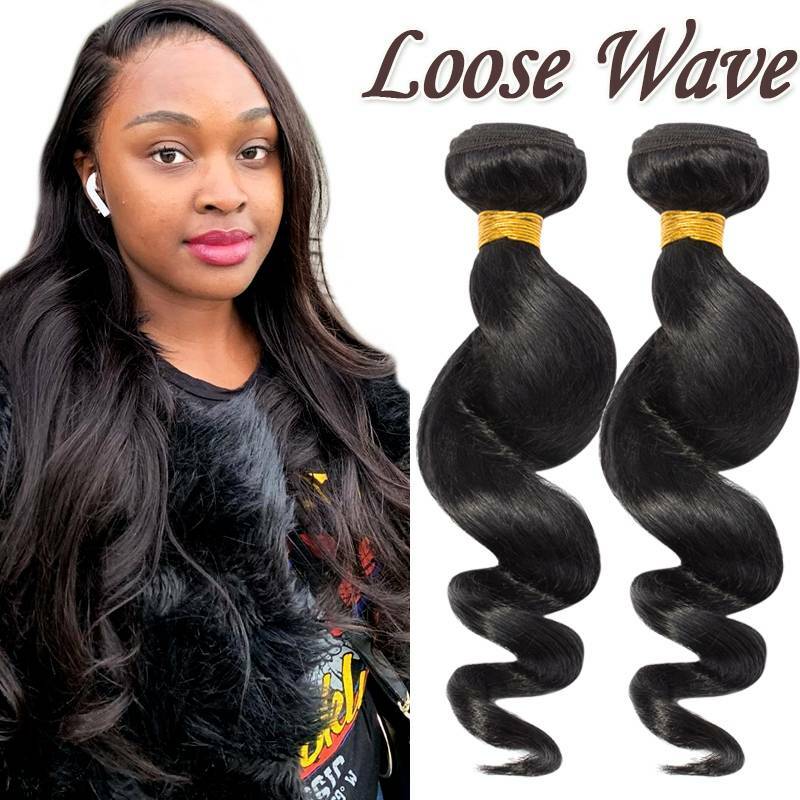 Deep Wave & Kinky Curly Human Hair Extensions - Virgin Weave, Unprocessed, 8-30 inch