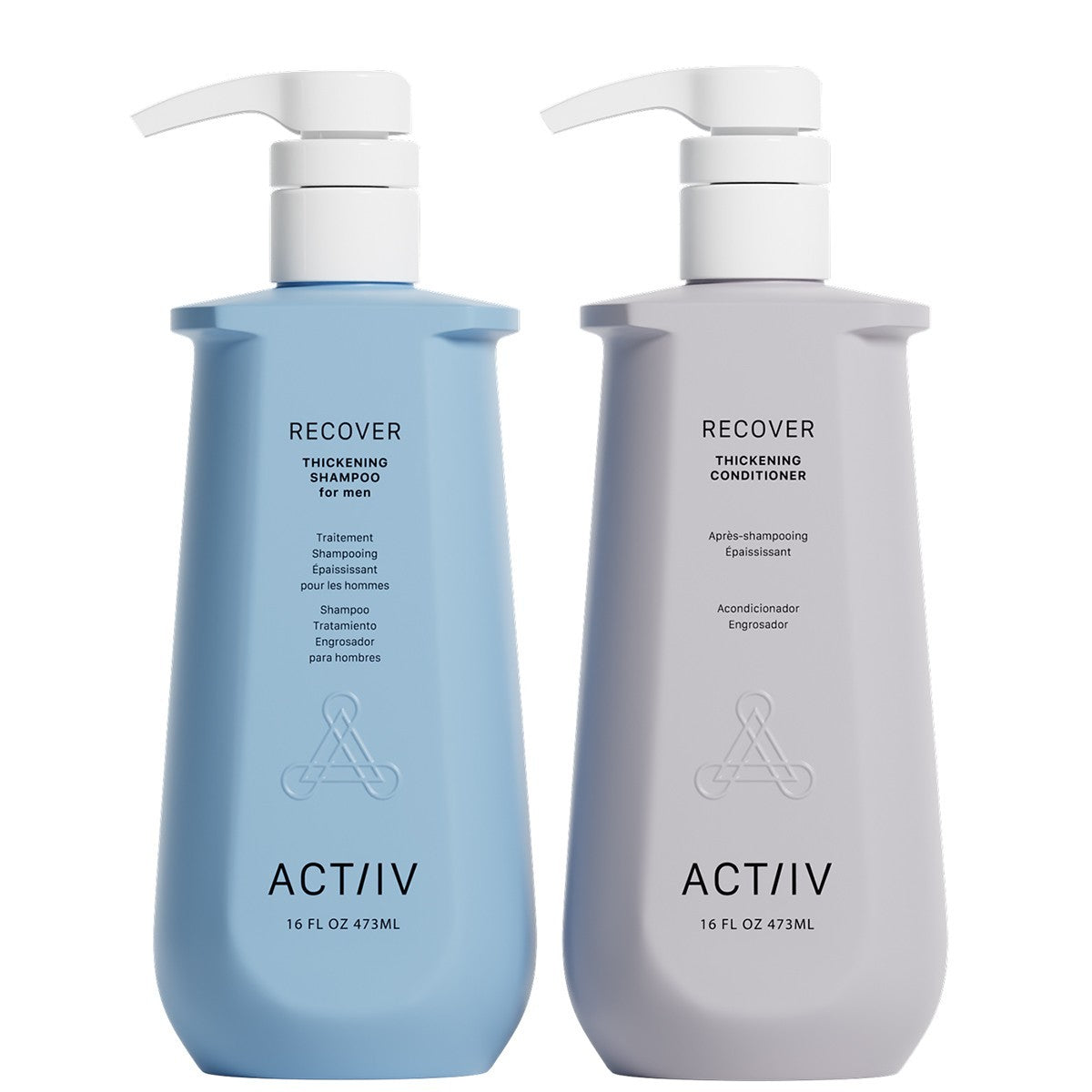 Men's Thickening Shampoo & Conditioner Set - Plant-Based Hair Care 16 oz