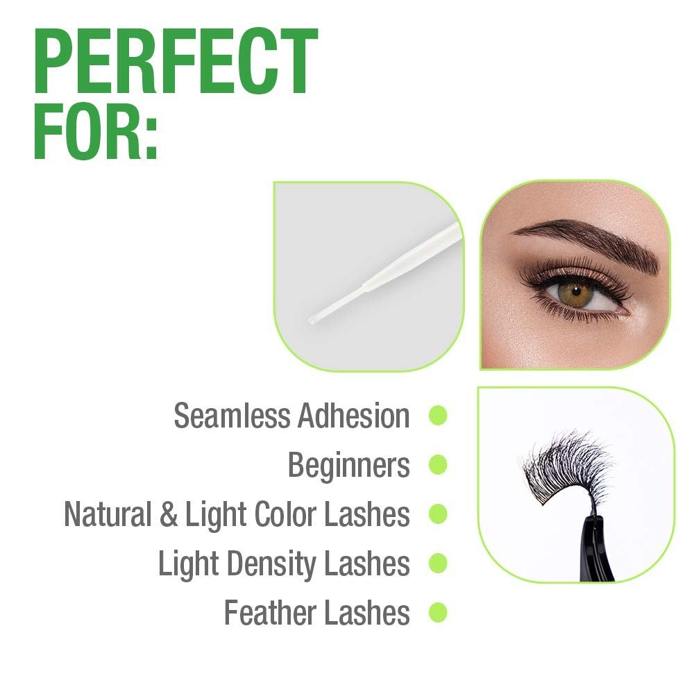 Clear Lash Adhesive - Hypoallergenic, Fast-Drying, Waterproof, 0.18 oz