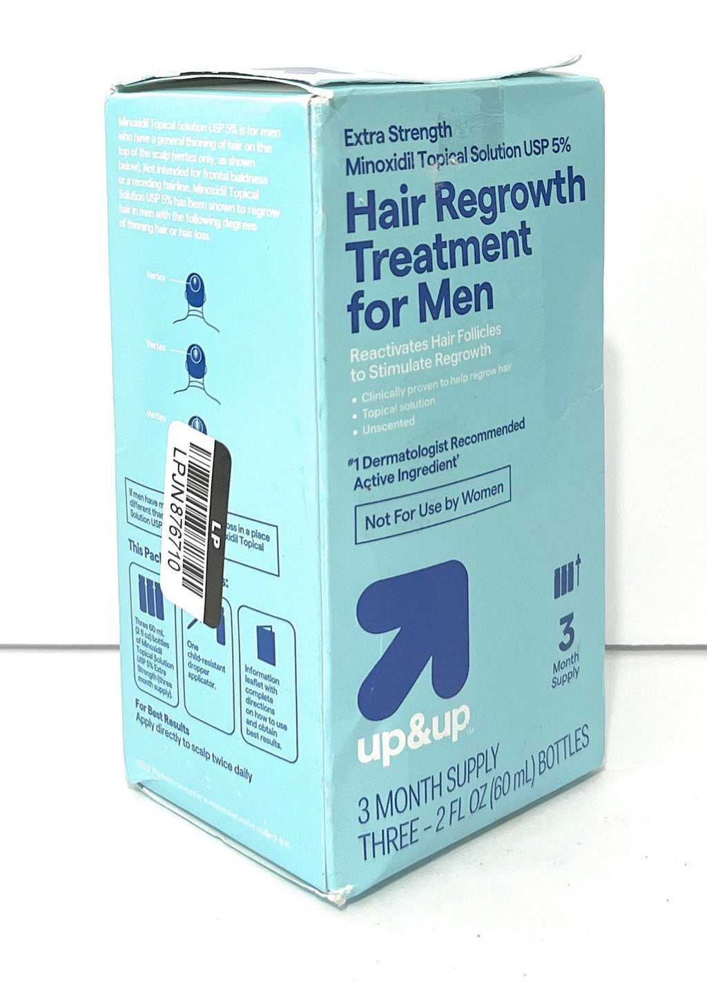 Men's Hair Regrowth Treatment 3-Month Supply - 2.11oz, 3 Count