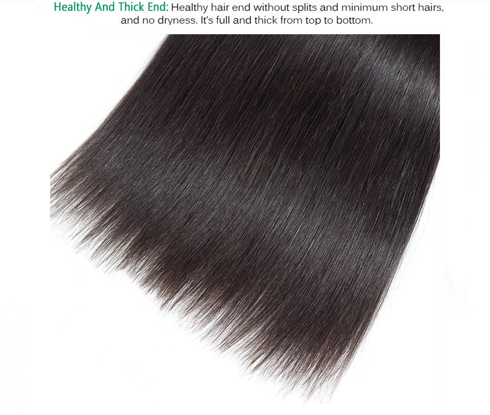 10A Mink Silky Straight Human Hair Bundles - Unprocessed Brazilian Remy Hair