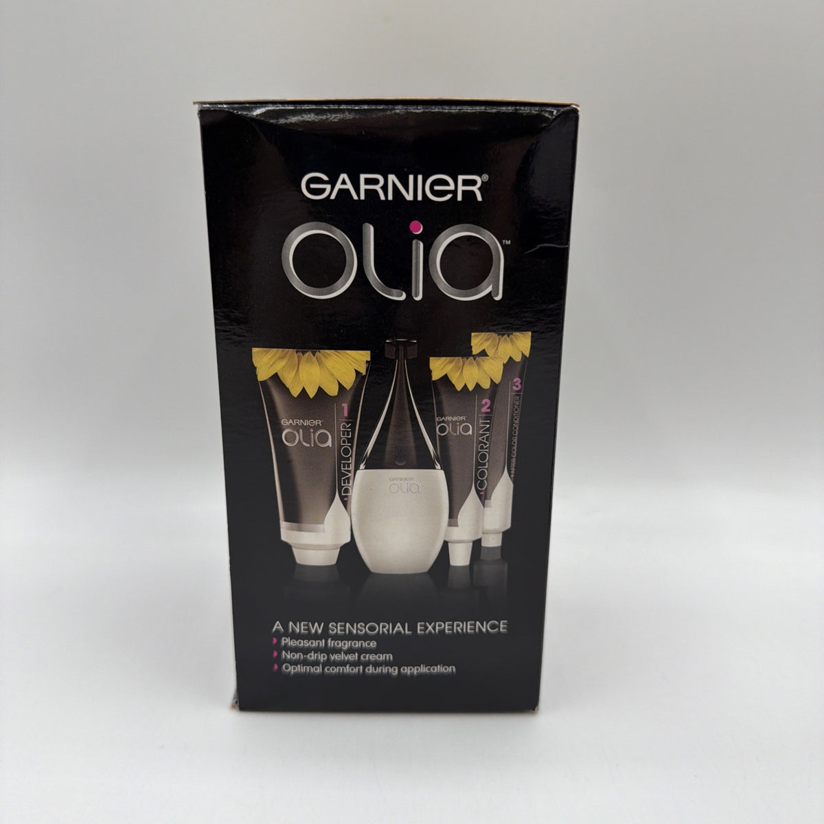 Garnier Olia Oil Powered Permanent Hair Color 6 1/2 Light Golden Brown 2 Pack