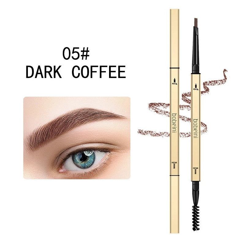 Waterproof Dual-End Eyebrow Pencil for Natural & Bold Brows