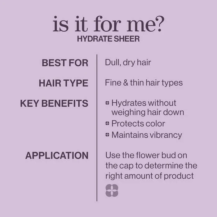 Hydrate Sheer Shampoo & Conditioner Set with Color Fanatic Spray - Gift Pack