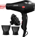 Professional 2400W Hair Dryer - 220-240V with Cold Shot & Multiple Settings