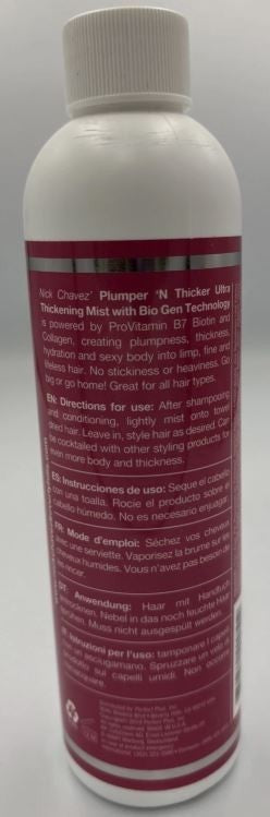 Hair Thickening Mist with Bio-Gen Technology - 8oz Volumizing Spray for Fine Hair