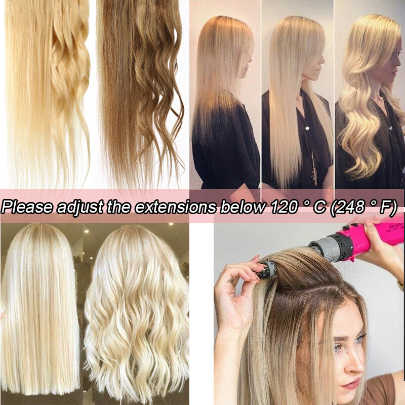 Human Hair Extensions Micro Loop Beads for Remy Russian Hair - Balayage Straight