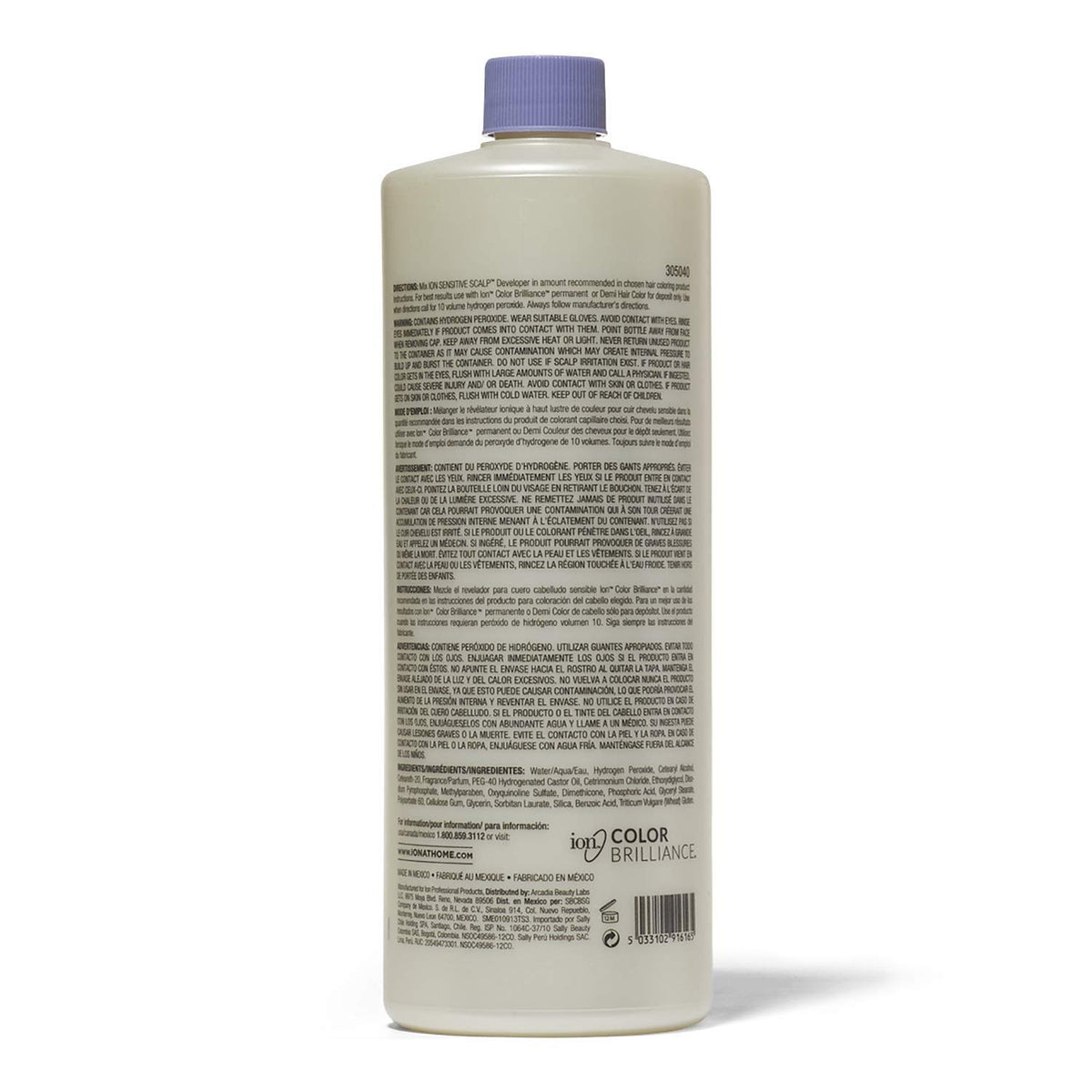 Ion Sensitive Scalp 10 Volume Creme Developer - 32 oz, Ionic Buffers