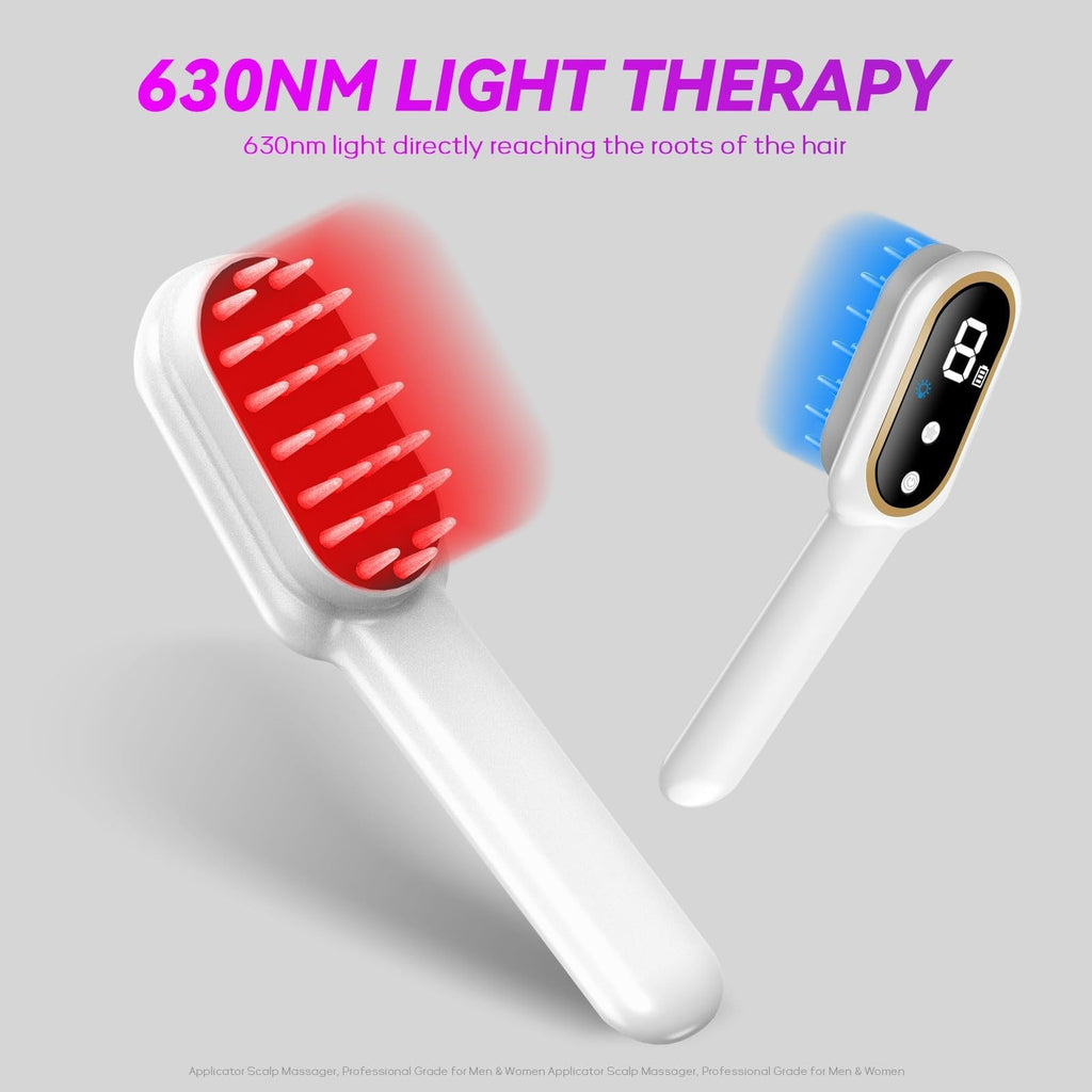 3-in-1 Scalp Massager Brush for Hair Care - Portable Waterproof Stimulator