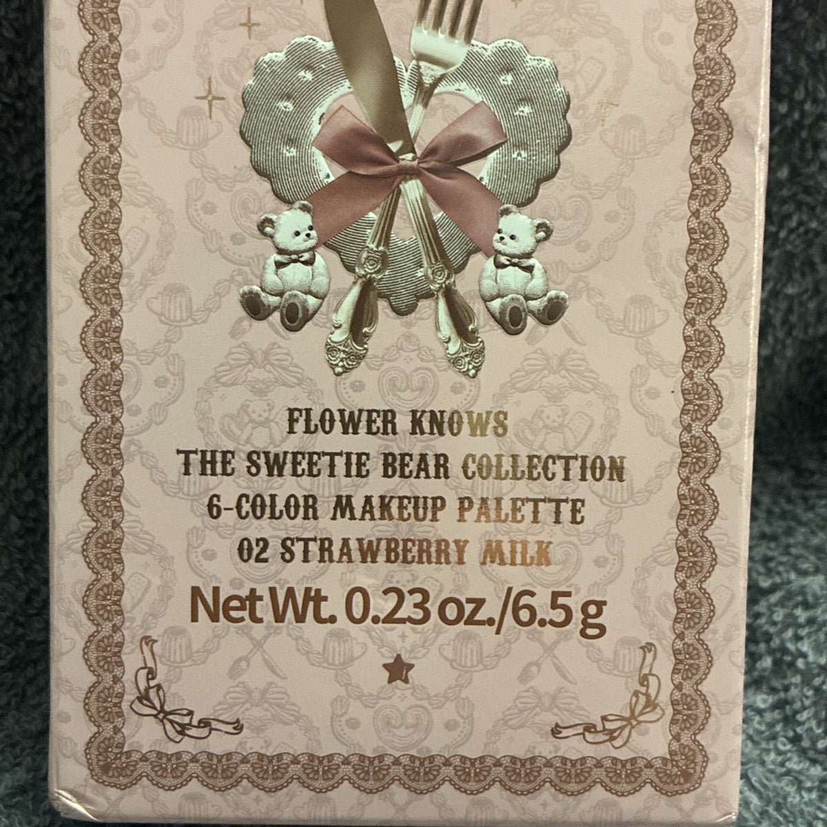 Sweetie Bear 6-Color Eyeshadow Palette Strawberry Milk – Flower Knows